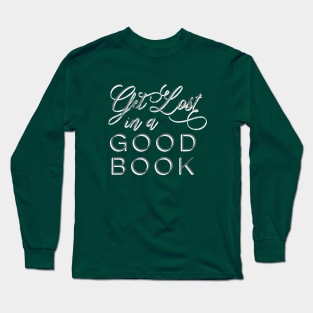 Gray Get Lost in a Good Book Long Sleeve T-Shirt